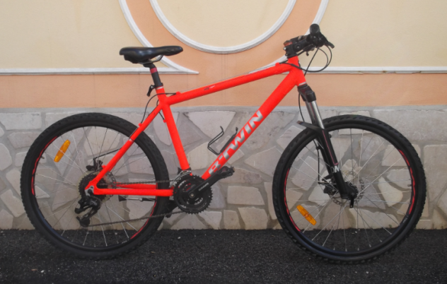 Bicicletta MTB 26-L BTWIN Rockrider - freni a disco - H. dalluminio.