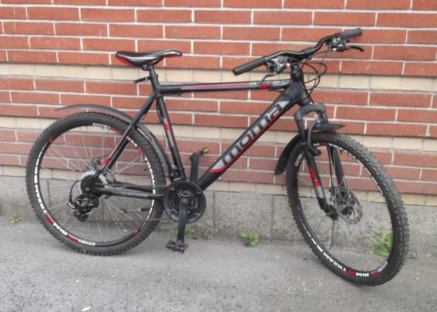 Bicicletta Mtb MOMA 26  XL, con freni a disco, in alluminio