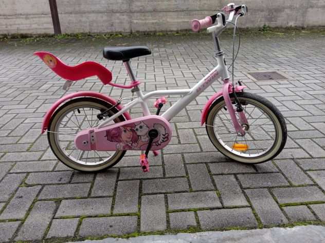 Bicicletta per bambina 4-6 anni Btwin 500 DOCTOGIRL 16quot