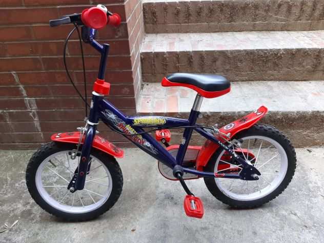 Bicicletta spider man bimbo