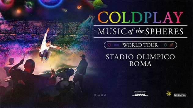 Biglietti Coldplay Roma 12 Luglio 2024 - Prato