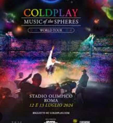 Biglietti Coldplay stadio Olimpico Roma