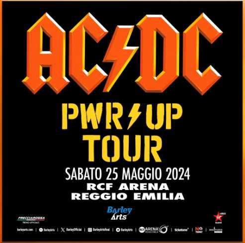 Biglietti Concerto ACDC 250524 - RCF ARENA (Reggio Emilia) - YELLOW ZONELa