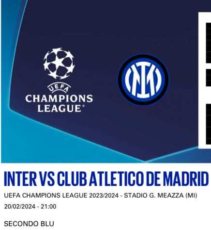 biglietti INTER ATLETICO MADRID