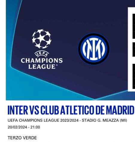 biglietti INTER ATLETICO MADRID