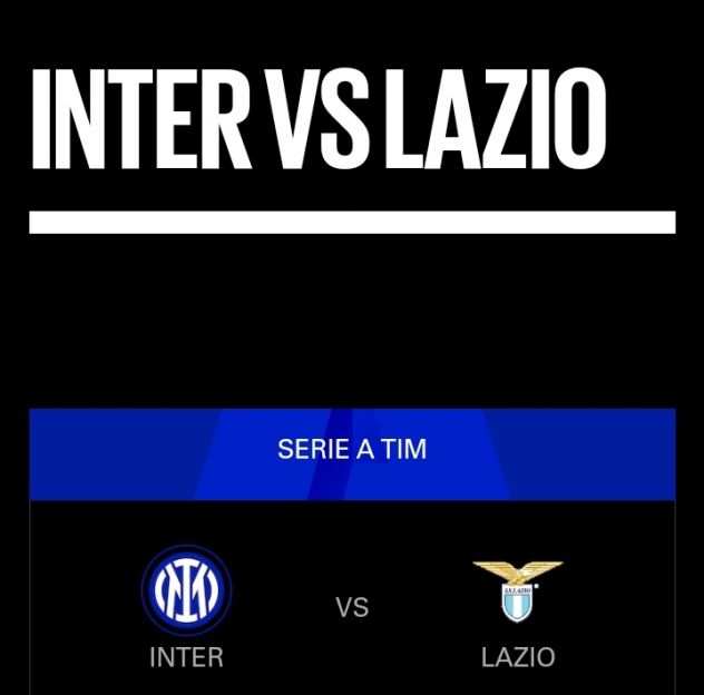 Biglietti Inter Lazio