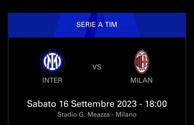 Biglietti Inter-milan