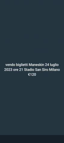 Biglietti maneskin 24 luglio Milano