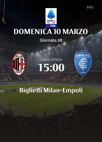 Biglietti Milan-Empoli