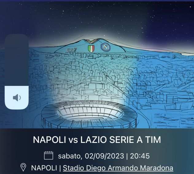 Biglietti Napoli Lazio serie A TIM
