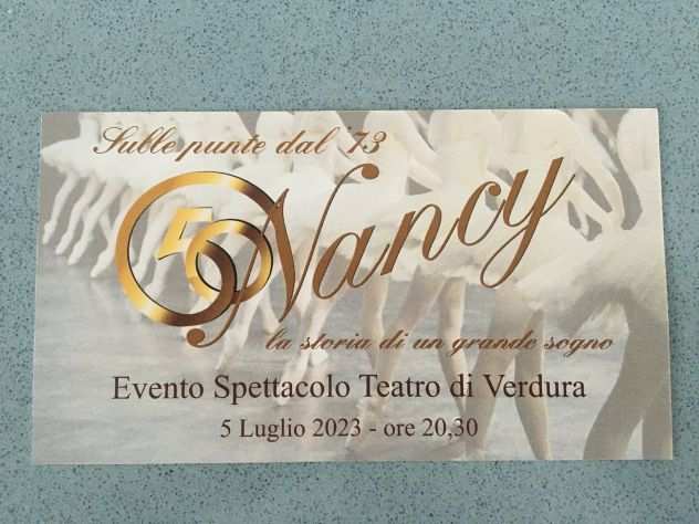 Biglietti saggio danza Nancy Palermo