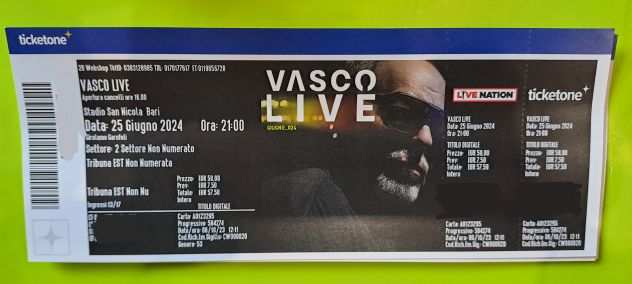 Biglietti Vasco