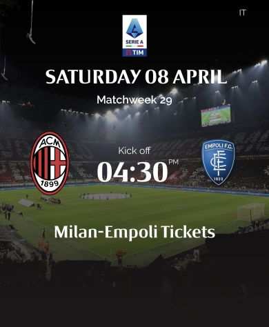 Biglietto Ac Milan - Empoli