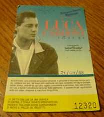 Biglietto concerto LUCA CARBONI Tour 1988