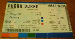 Biglietto Duran Duran 05062005
