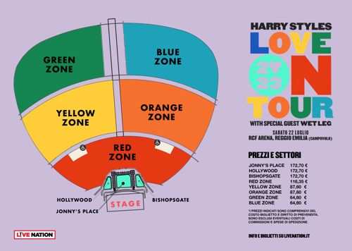 Biglietto Harry Styles ( Orange zone) 22072023