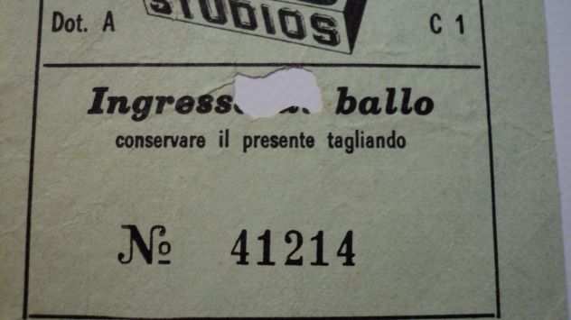 Biglietto ingresso ALTROMONDO STUDIOS Rimini 1982