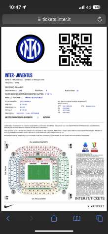 Biglietto Inter Juventus 190323