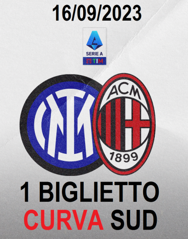 Biglietto Inter - Milan CURVA SUD 2 anello blu