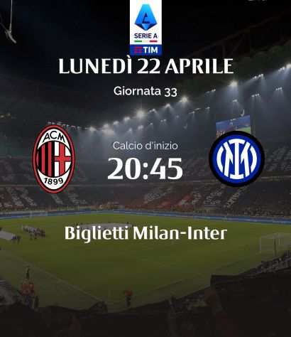 Biglietto Milan-inter