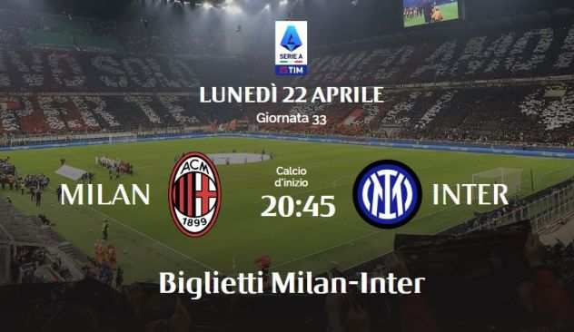 Biglietto Milan-Inter solo CRN