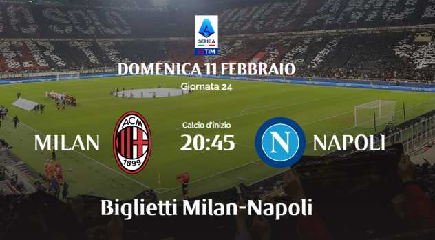 Biglietto Milan - Napoli secondo anello rosso