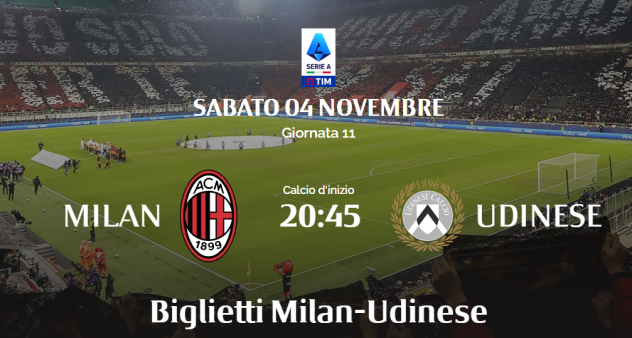 Biglietto Milan - Udinese Secondo anello rosso