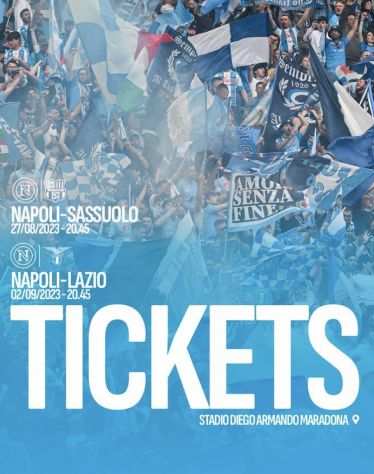 Biglietto Napoli Lazio Curva B Superiore Serie A Tim 20232024