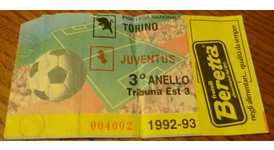 Biglietto Torino-Juventus 1992-93
