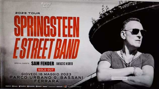 biglietto x Springsteen 1805 a Ferrara