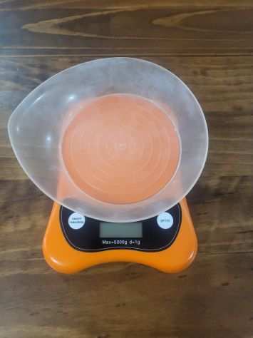 BILANCIA alimentare CUCINA digitale elettronica colore arancione