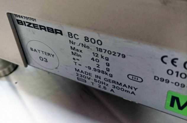 BILANCIA ELETTRONICA BIZERBA BC 800