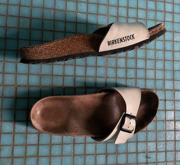 Birkenstock 37 bianche