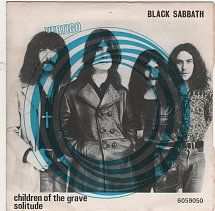 Black Sabbath children of the grave Portugal rare 45 single vinyl 7