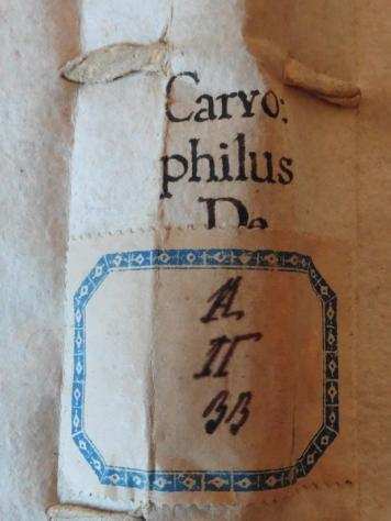 Blasii Caryophilus - De antiquis auri argenti stanni ... - 1757