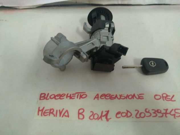 blocchetto accensione opel meriva b 20939745 anno 2011