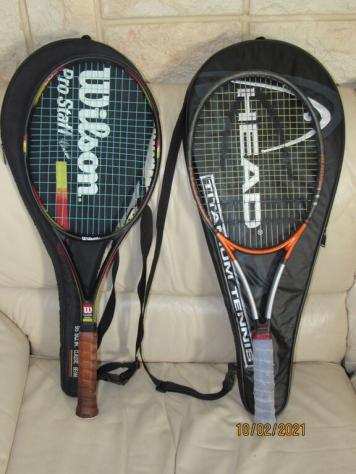 Blocco Lotto Racchette da Tennis Wilson head Usato