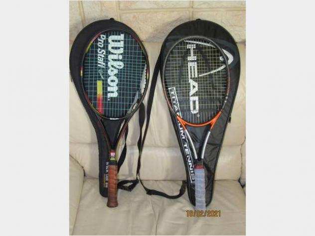 blocco racchette da tennis wildon,head Usato