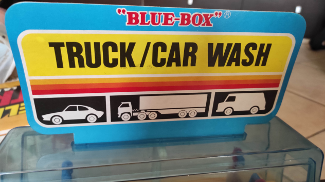Blue box car wash giochi vintage