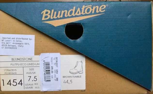 Blundstone Classic mod.1454 tg 7.5 boot stringato