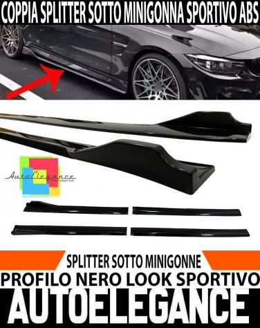 BMW COPPIA SPLITTER SOTTO MINIGONNE LATERALI SOTTOPORTA SPORTIVI ABS -1