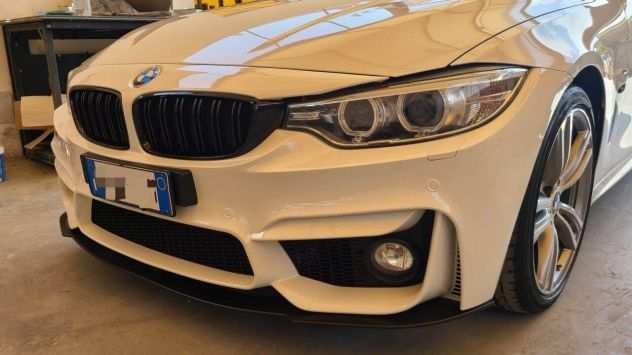 BMW SERIE 4 F32 F33 F36 PARAURTI ANTERIORE COMPLETO LOOK M4 amp SPLITTER ABS .-