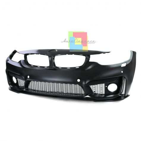 BMW SERIE 4 F32 F33 F36 PARAURTI ANTERIORE COMPLETO LOOK M4 amp SPLITTER ABS .-