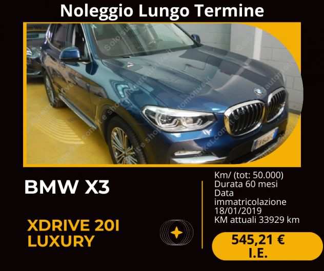 BMW X3 xDrive 20i Luxury Sport utility vehicle 5-door (Euro 6.2)