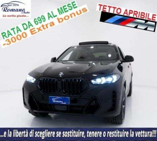 BMW X6 xDrive30d 48V Msport PRONTA CONSEGNATETTO APRIBILE