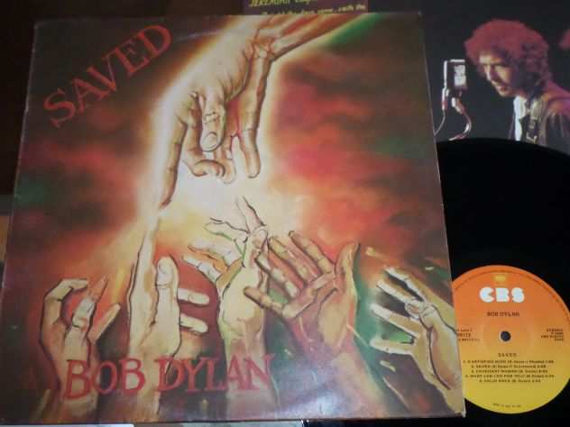 BOB DYLAN - Saved - LP  33 giri  inner 1980 CBS Italy