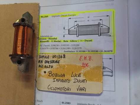 Bobina luce interna light coil imp. Ducati ciclomotore EMB 206