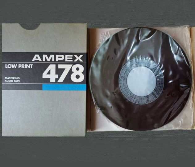 Bobine Ampex 478 Low Print, nastro 14 pollice