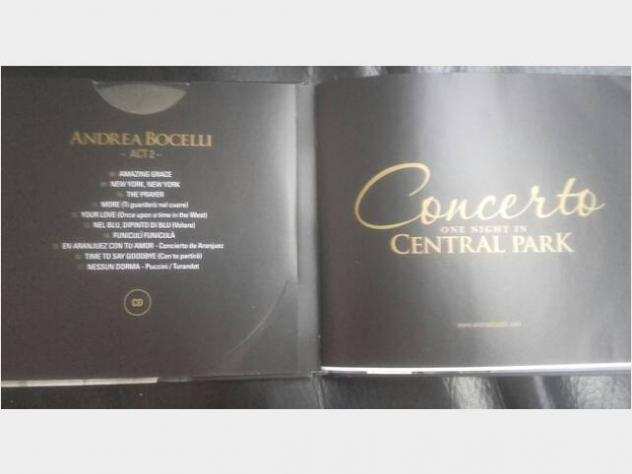Bocelli one night at central park Cofanetto cd d