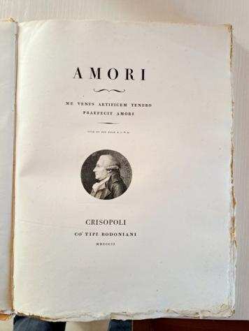 Bodoni  Ovidio - Amori - 1802